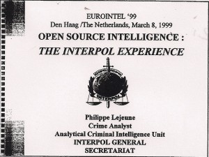 INTERPOL & OSINT