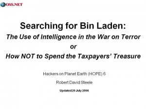 Bin Laden, Intelligence, and National Security 2006