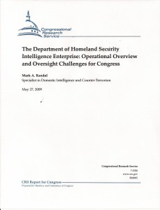 CRS on DHS Intel