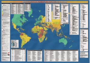Berto Jongman's World Conflict & Human Rights Map