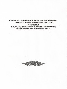 CIA AI Bibliography (1986)