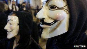 The loose collective Anonymous have targeted a number of big institutions in recent years