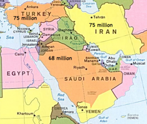 syria regional map