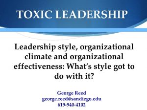 Slide1 Toxic Leadership